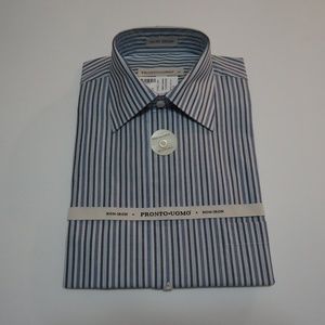 Men's NWT'S Pronto Uomo Long-Sleeve Shirt Size Med